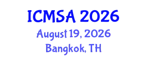 International Conference on Marine Science and Aquaculture (ICMSA) August 19, 2026 - Bangkok, Thailand