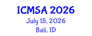 International Conference on Marine Science and Aquaculture (ICMSA) July 15, 2026 - Bali, Indonesia
