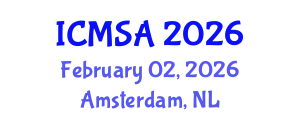 International Conference on Marine Science and Aquaculture (ICMSA) February 02, 2026 - Amsterdam, Netherlands
