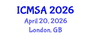 International Conference on Marine Science and Aquaculture (ICMSA) April 20, 2026 - London, United Kingdom