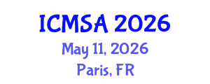 International Conference on Marine Science and Aquaculture (ICMSA) May 11, 2026 - Paris, France