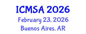 International Conference on Marine Science and Aquaculture (ICMSA) February 23, 2026 - Buenos Aires, Argentina