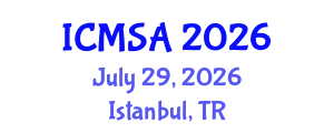 International Conference on Marine Science and Aquaculture (ICMSA) July 29, 2026 - Istanbul, Turkey