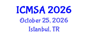 International Conference on Marine Science and Aquaculture (ICMSA) October 25, 2026 - Istanbul, Turkey