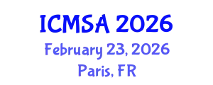 International Conference on Marine Science and Aquaculture (ICMSA) February 23, 2026 - Paris, France