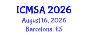 International Conference on Marine Science and Aquaculture (ICMSA) August 16, 2026 - Barcelona, Spain