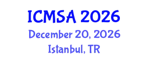 International Conference on Marine Science and Aquaculture (ICMSA) December 20, 2026 - Istanbul, Turkey