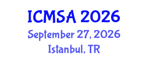 International Conference on Marine Science and Aquaculture (ICMSA) September 27, 2026 - Istanbul, Turkey