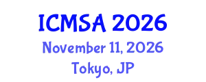 International Conference on Marine Science and Aquaculture (ICMSA) November 11, 2026 - Tokyo, Japan