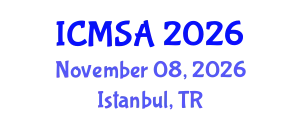 International Conference on Marine Science and Aquaculture (ICMSA) November 08, 2026 - Istanbul, Turkey