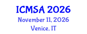 International Conference on Marine Science and Aquaculture (ICMSA) November 11, 2026 - Venice, Italy
