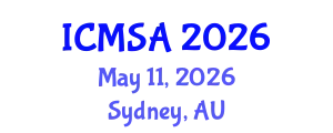 International Conference on Marine Science and Aquaculture (ICMSA) May 11, 2026 - Sydney, Australia