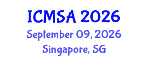 International Conference on Marine Science and Aquaculture (ICMSA) September 09, 2026 - Singapore, Singapore