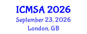 International Conference on Marine Science and Aquaculture (ICMSA) September 23, 2026 - London, United Kingdom