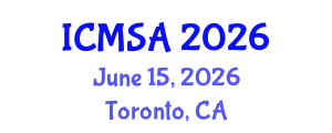 International Conference on Marine Science and Aquaculture (ICMSA) June 15, 2026 - Toronto, Canada