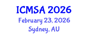 International Conference on Marine Science and Aquaculture (ICMSA) February 23, 2026 - Sydney, Australia