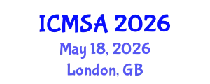 International Conference on Marine Science and Aquaculture (ICMSA) May 18, 2026 - London, United Kingdom