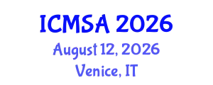 International Conference on Marine Science and Aquaculture (ICMSA) August 12, 2026 - Venice, Italy