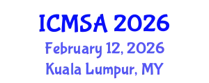 International Conference on Marine Science and Aquaculture (ICMSA) February 12, 2026 - Kuala Lumpur, Malaysia