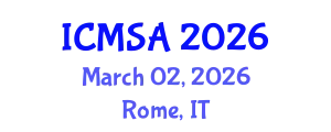 International Conference on Marine Science and Aquaculture (ICMSA) March 02, 2026 - Rome, Italy