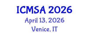 International Conference on Marine Science and Aquaculture (ICMSA) April 13, 2026 - Venice, Italy