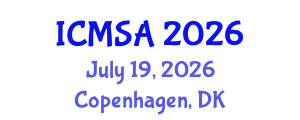 International Conference on Marine Science and Aquaculture (ICMSA) July 19, 2026 - Copenhagen, Denmark