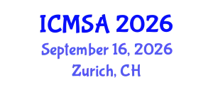 International Conference on Marine Science and Aquaculture (ICMSA) September 16, 2026 - Zurich, Switzerland