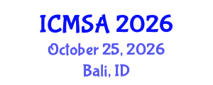 International Conference on Marine Science and Aquaculture (ICMSA) October 25, 2026 - Bali, Indonesia