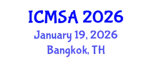 International Conference on Marine Science and Aquaculture (ICMSA) January 19, 2026 - Bangkok, Thailand