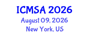 International Conference on Marine Science and Aquaculture (ICMSA) August 09, 2026 - New York, United States