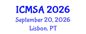 International Conference on Marine Science and Aquaculture (ICMSA) September 20, 2026 - Lisbon, Portugal