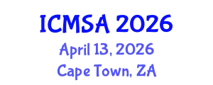 International Conference on Marine Science and Aquaculture (ICMSA) April 13, 2026 - Cape Town, South Africa