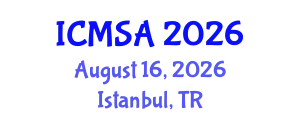 International Conference on Marine Science and Aquaculture (ICMSA) August 16, 2026 - Istanbul, Turkey