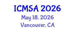 International Conference on Marine Science and Aquaculture (ICMSA) May 18, 2026 - Vancouver, Canada