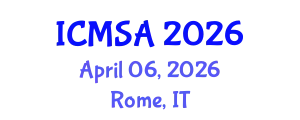 International Conference on Marine Science and Aquaculture (ICMSA) April 06, 2026 - Rome, Italy