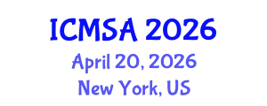 International Conference on Marine Science and Aquaculture (ICMSA) April 20, 2026 - New York, United States