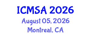 International Conference on Marine Science and Aquaculture (ICMSA) August 05, 2026 - Montreal, Canada