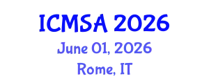 International Conference on Marine Science and Aquaculture (ICMSA) June 01, 2026 - Rome, Italy