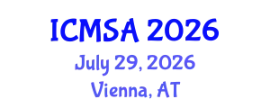 International Conference on Marine Science and Aquaculture (ICMSA) July 29, 2026 - Vienna, Austria