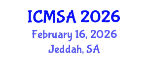 International Conference on Marine Science and Aquaculture (ICMSA) February 16, 2026 - Jeddah, Saudi Arabia