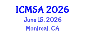 International Conference on Marine Science and Aquaculture (ICMSA) June 15, 2026 - Montreal, Canada