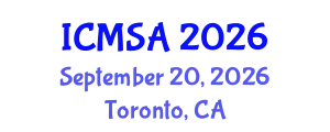 International Conference on Marine Science and Aquaculture (ICMSA) September 20, 2026 - Toronto, Canada