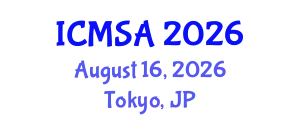 International Conference on Marine Science and Aquaculture (ICMSA) August 16, 2026 - Tokyo, Japan