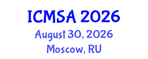 International Conference on Marine Science and Aquaculture (ICMSA) August 30, 2026 - Moscow, Russia