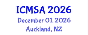 International Conference on Marine Science and Aquaculture (ICMSA) December 01, 2026 - Auckland, New Zealand