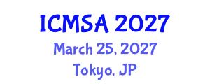 International Conference on Marine Science and Aquaculture (ICMSA) March 25, 2027 - Tokyo, Japan