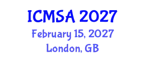 International Conference on Marine Science and Aquaculture (ICMSA) February 15, 2027 - London, United Kingdom
