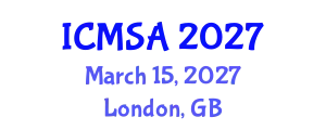 International Conference on Marine Science and Aquaculture (ICMSA) March 15, 2027 - London, United Kingdom