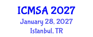 International Conference on Marine Science and Aquaculture (ICMSA) January 28, 2027 - Istanbul, Turkey