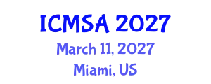 International Conference on Marine Science and Aquaculture (ICMSA) March 11, 2027 - Miami, United States